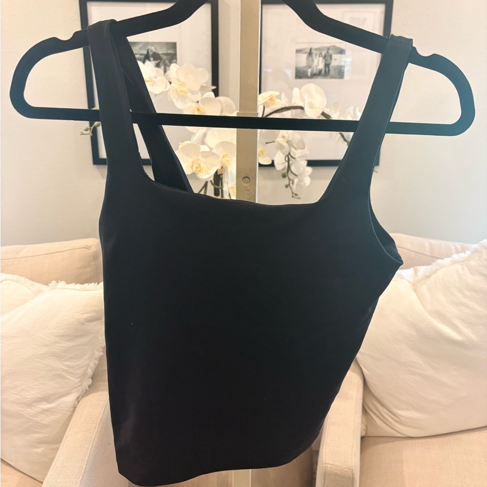 Abercrombie & Fitch Black Square Neck Tank